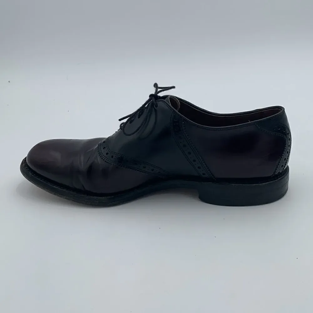 Allen Edmonds McAllister Wingtip Oxford Shoes | Two-Tone Brown & Black Men’s 10D
